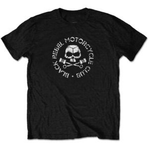 Piston Skull T-shirt Black Rebel Motorcycle Club Shirt